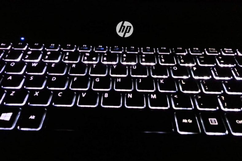 how to turn on keyboard light on hp laptop